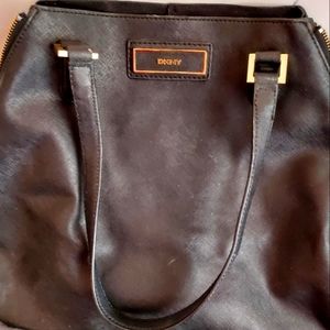 DKNY 100% genuine leather purse, black